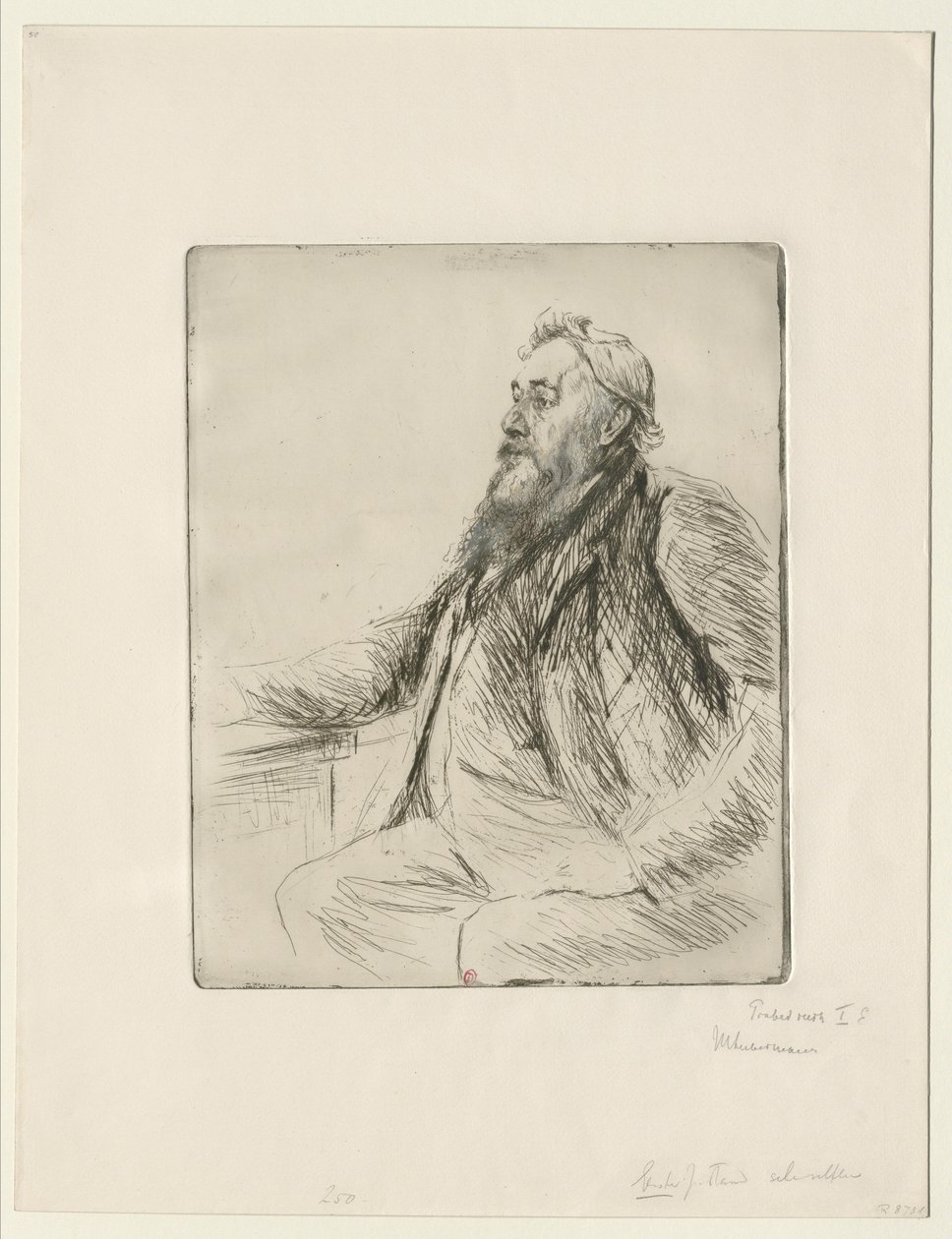 Porträt Justus Brinckmann von Max Liebermann