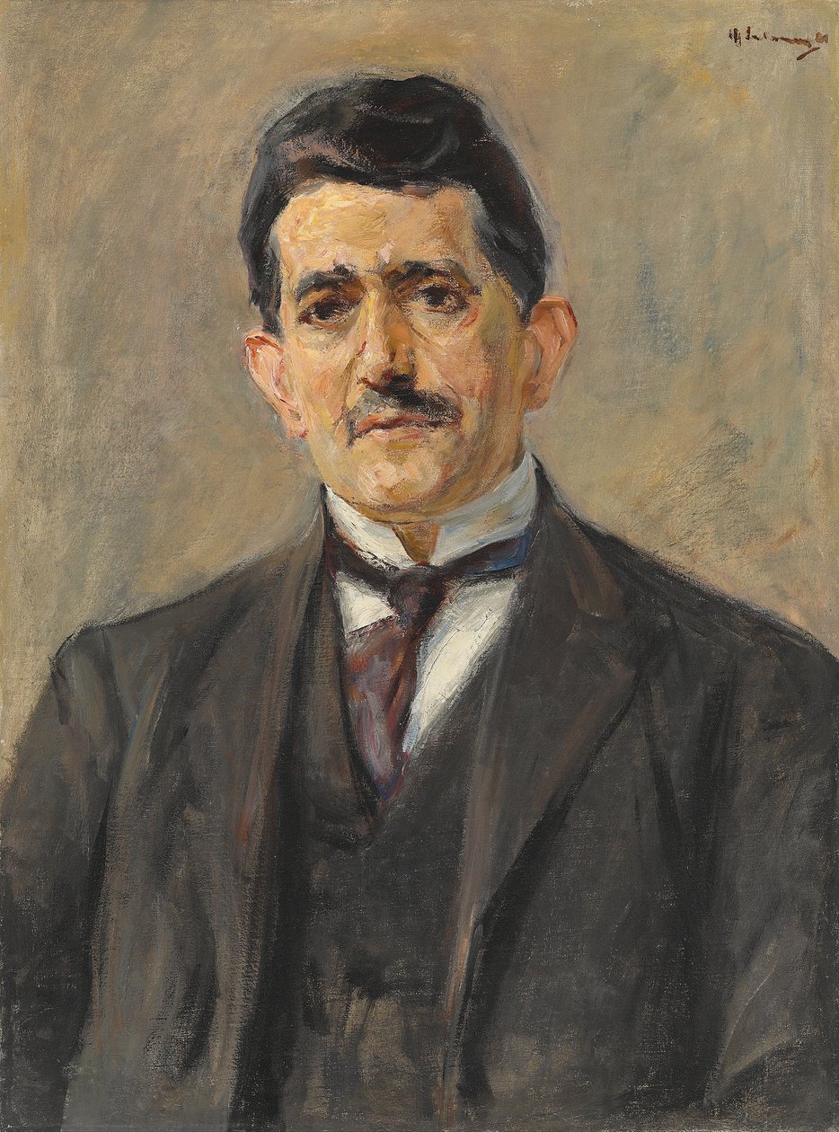 Porträt des Verlegers Bruno Cassirer, 1921 von Max Liebermann