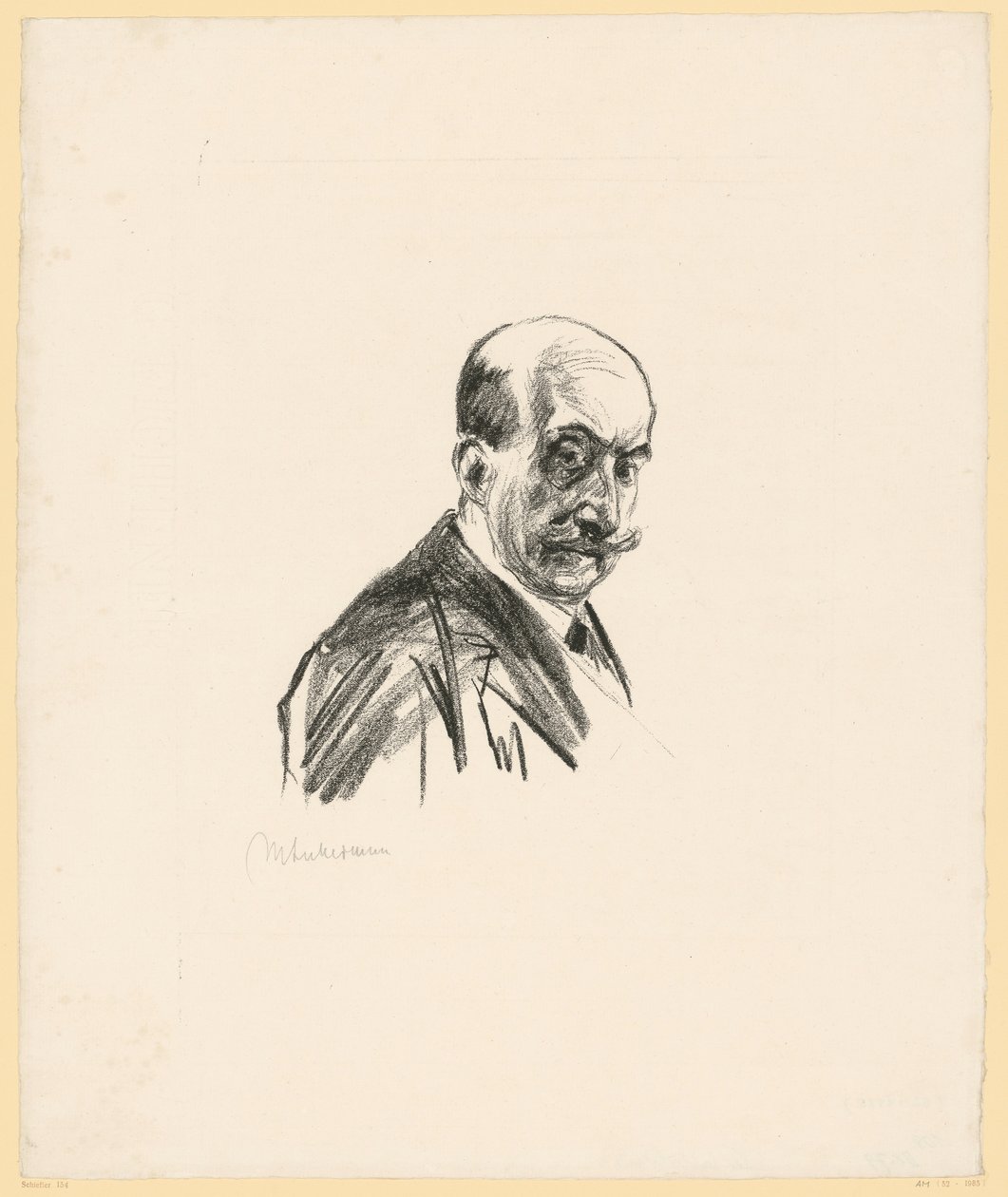 Selbstporträt von Max Liebermann