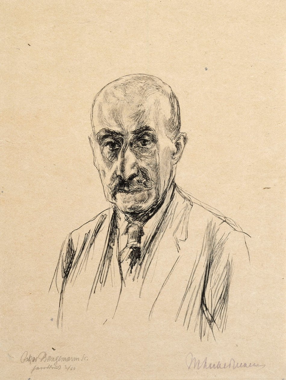 Selbstporträt von Max Liebermann