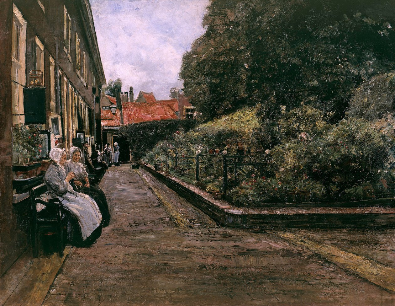 Stevenstift in Leiden (1. Fassung) von Max Liebermann