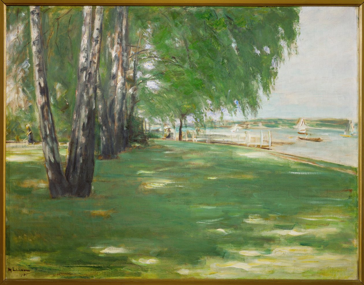 Der Garten des Künstlers in Wannsee, Berlin von Max Liebermann