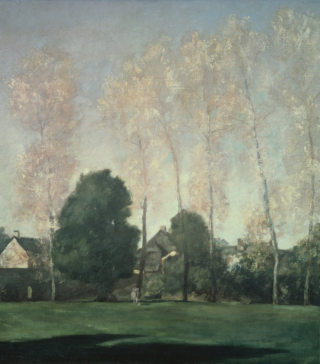 Vereiste Pappeln von Max Meldrum