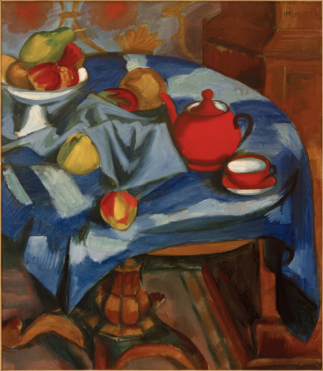 Das rote Teegeschirr von Max Pechstein