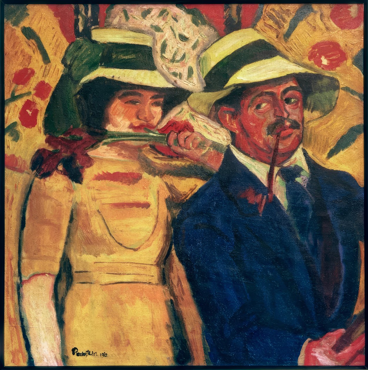 Doppelbildnis von Max Pechstein