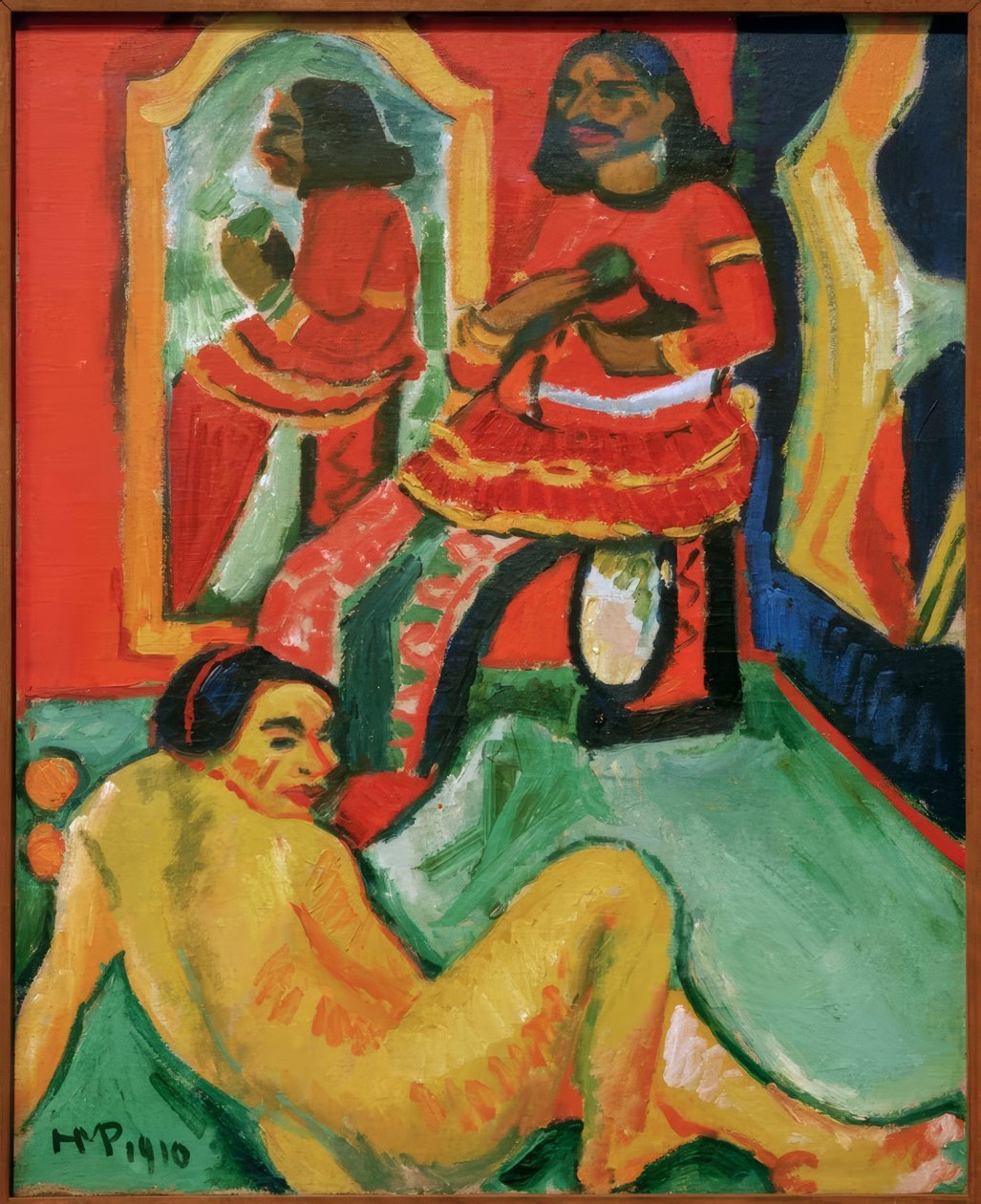 Inder und Frau von Max Pechstein