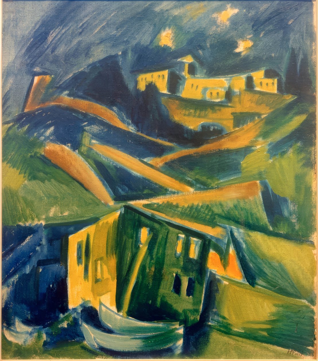 Küste bei Monte Rosso al Mare von Max Pechstein