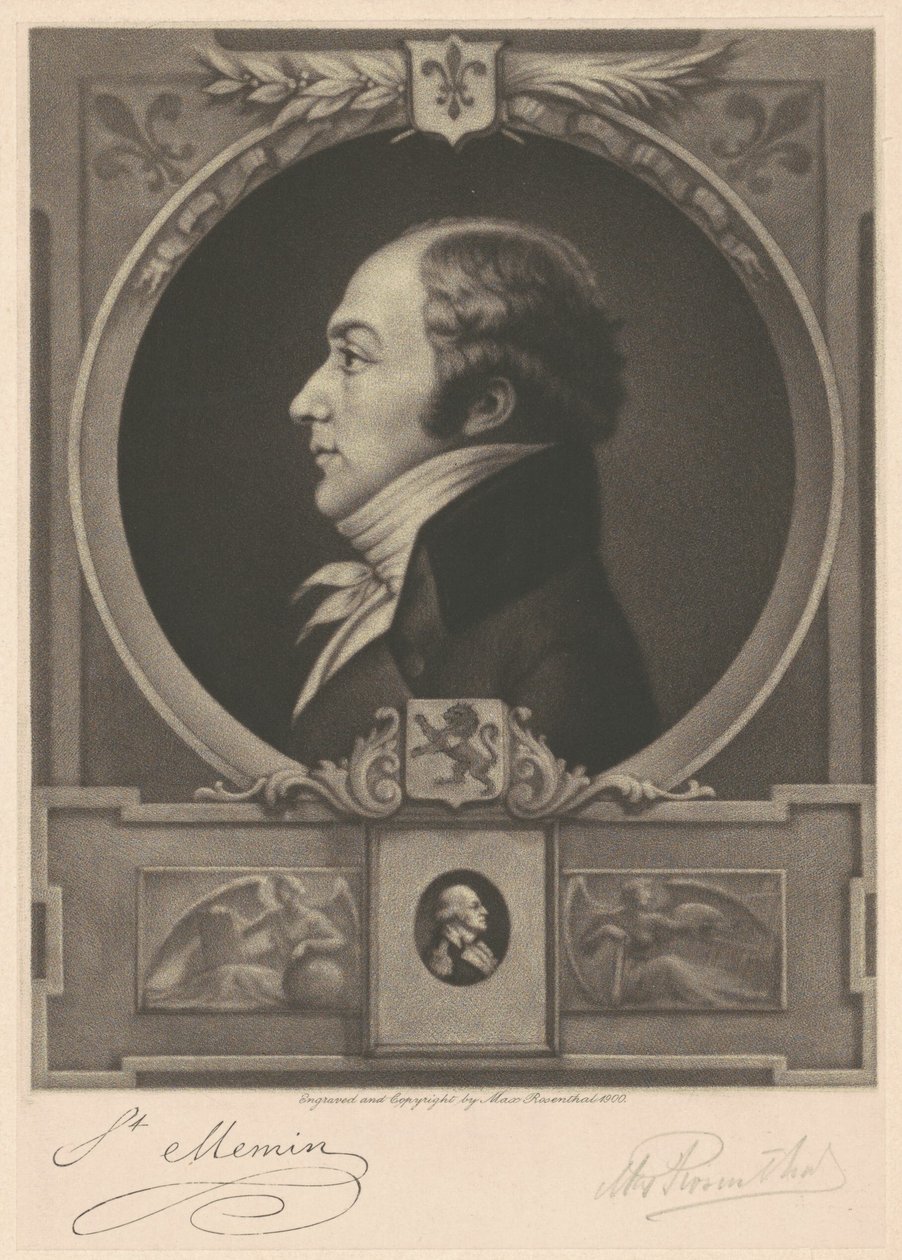 Charles Balthazar Julien Févret de Saint-Mémin von Max Rosenthal, after Charles B.J. Févret de Saint Mémin