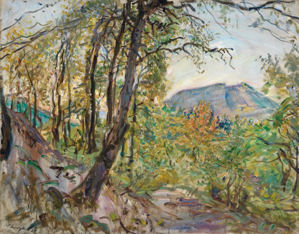 Pfalzische Landschaft von Max Slevogt
