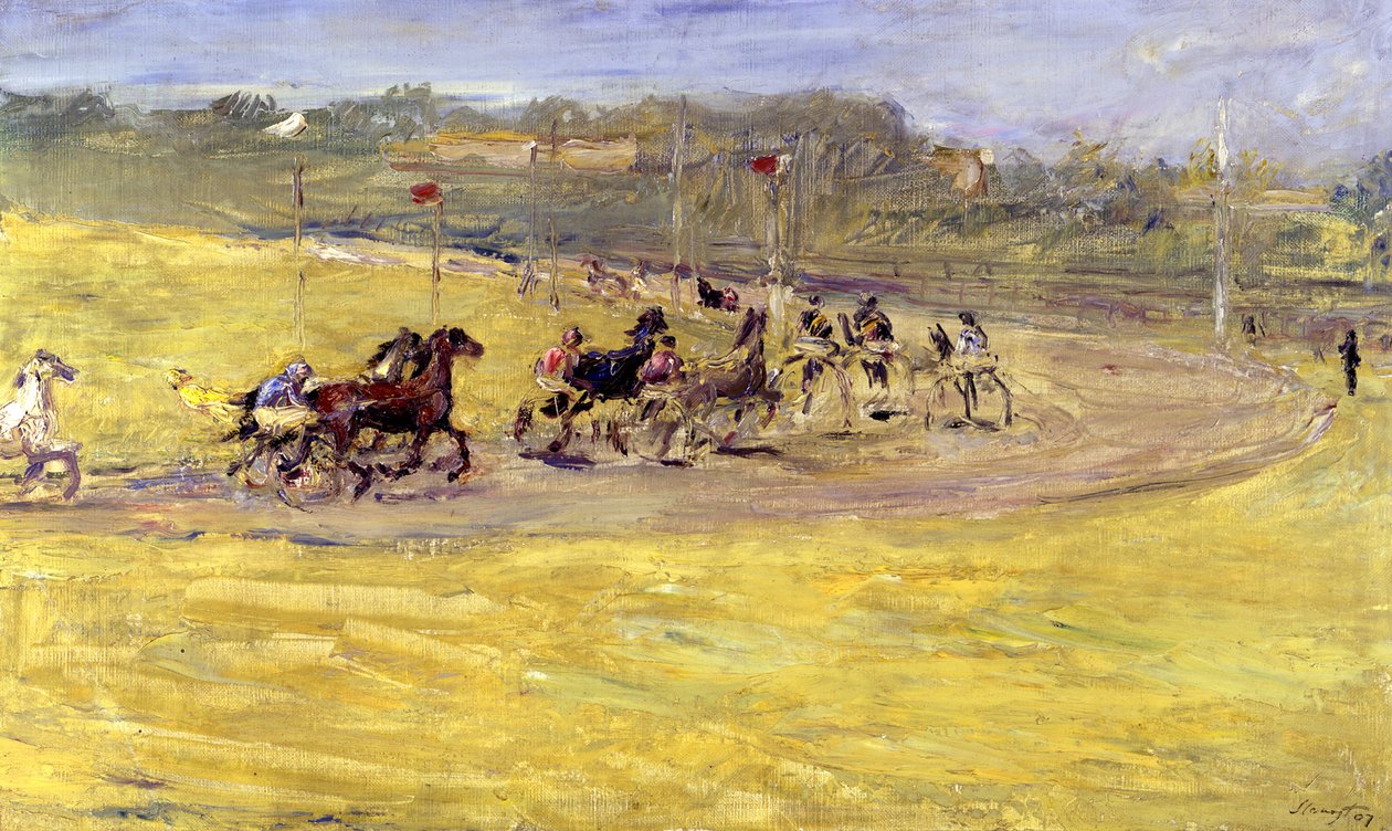 Trabrennen von Max Slevogt