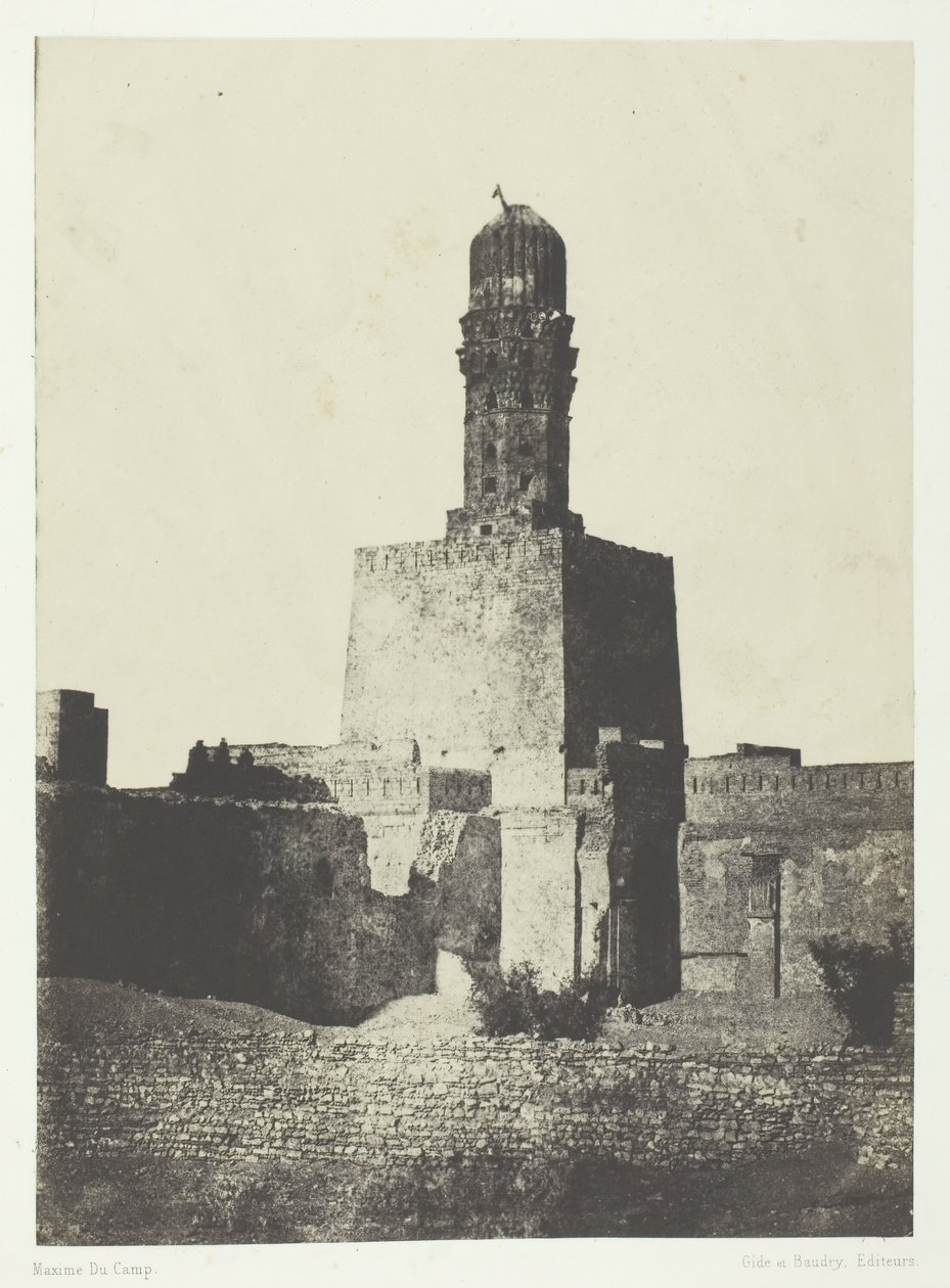 Moschee des Kalifen Haakem Biamrillah, Kairo, 1849-51, gedruckt 1852 von Maxime Du Camp