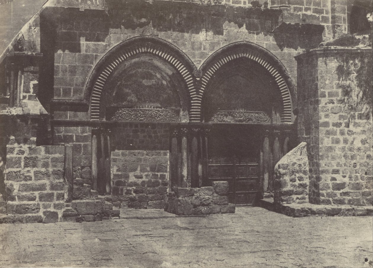 Jerusalem. Untere Arkaden der Kirche des Heiligen Grabes von Maxime Du Camp