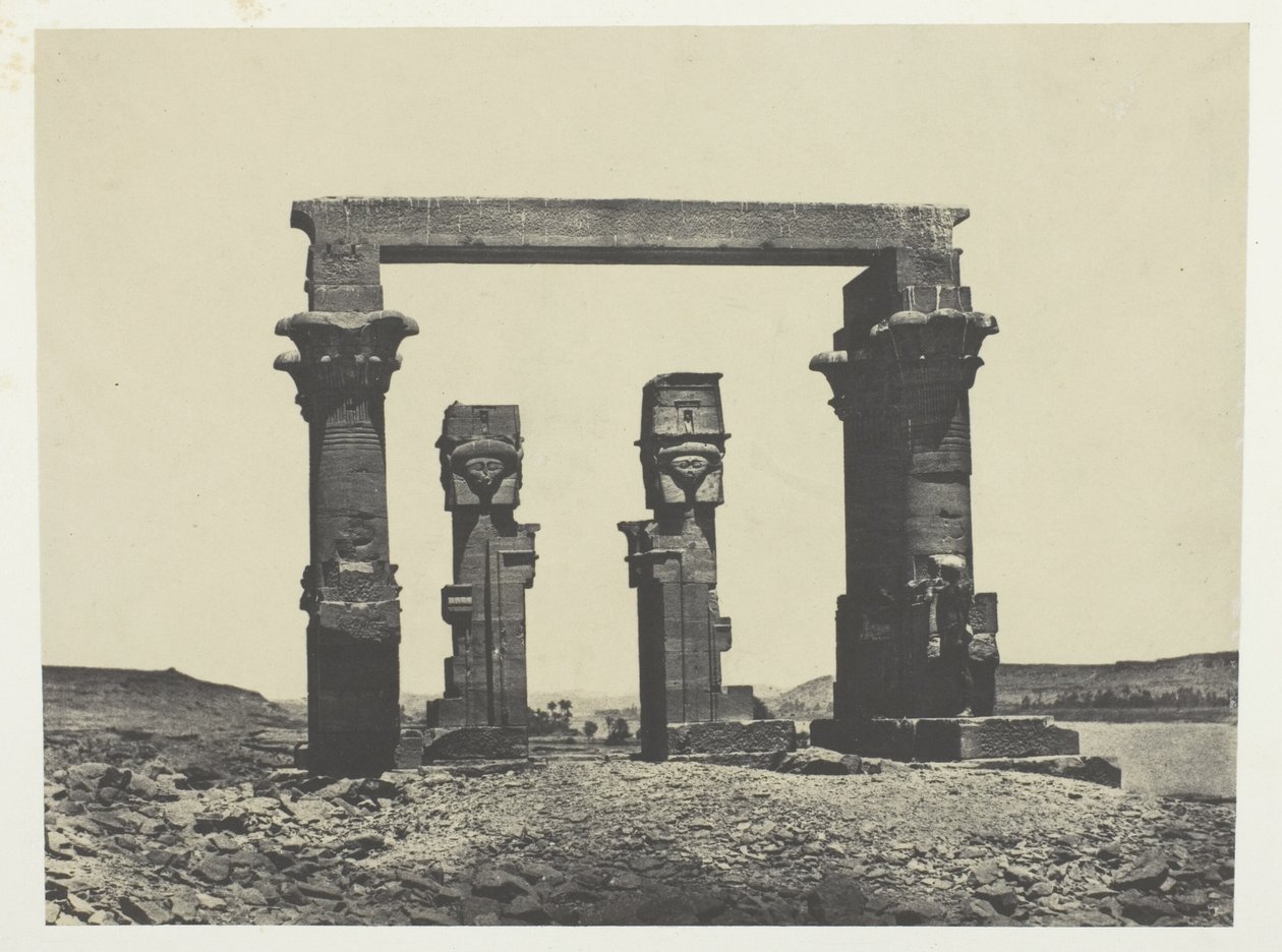 Tempel von Kardassy, Nubien von Maxime Du Camp
