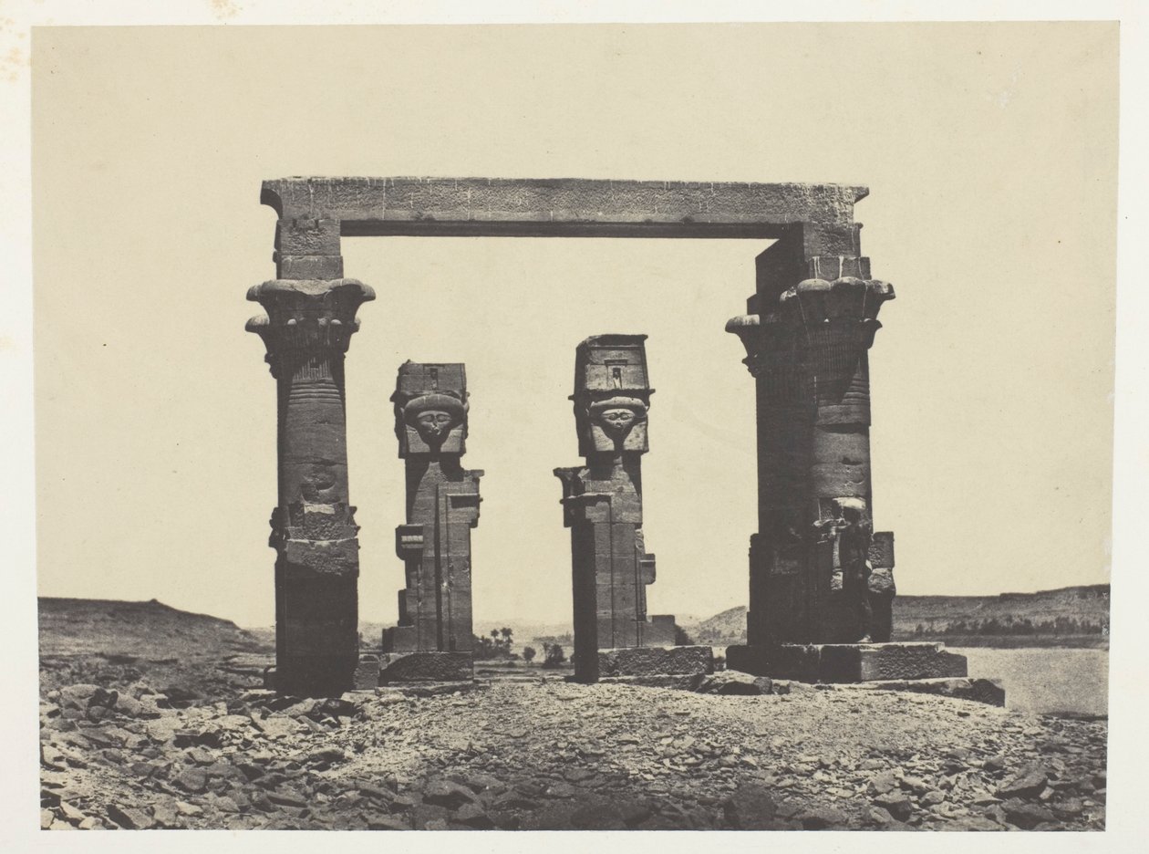 Tempel von Kardassy, Nubien von Maxime Du Camp