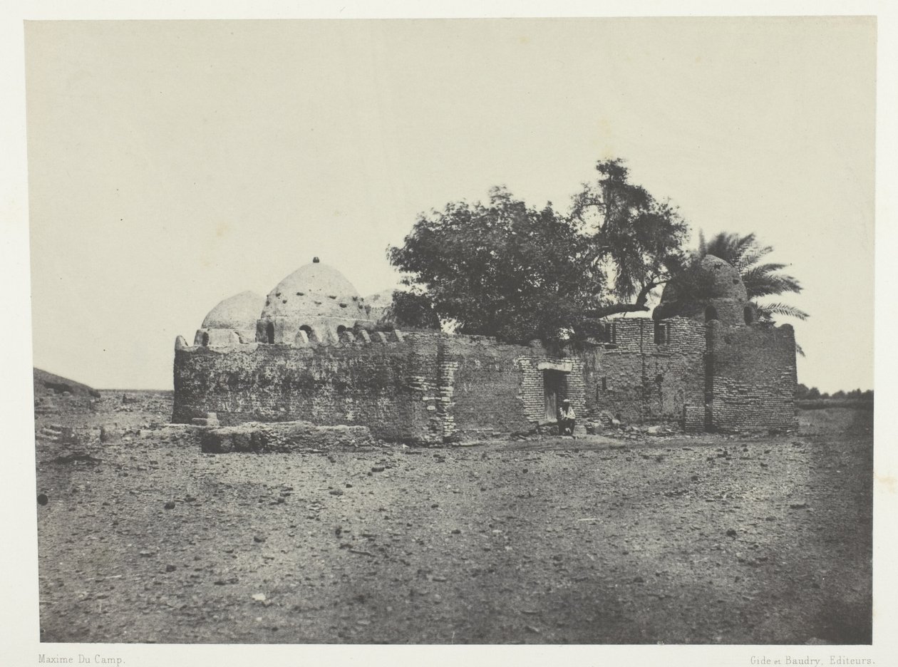 Grab von Cidi-Abdellah-el-Marabout, Oberägypten von Maxime Du Camp