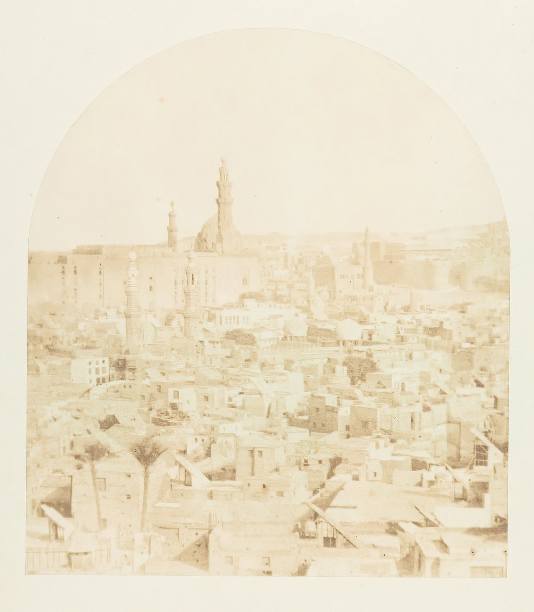 Vue générale du Kaire, prise de la Mosquée Tegloun, Dezember 1849-Januar 1850 von Maxime Du Camp