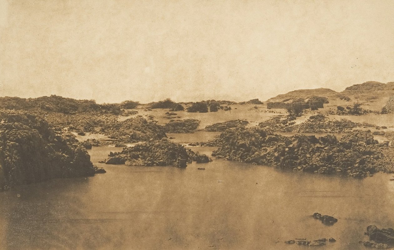 Vue prise an der zweiten Katarakt, März 1850 von Maxime Du Camp