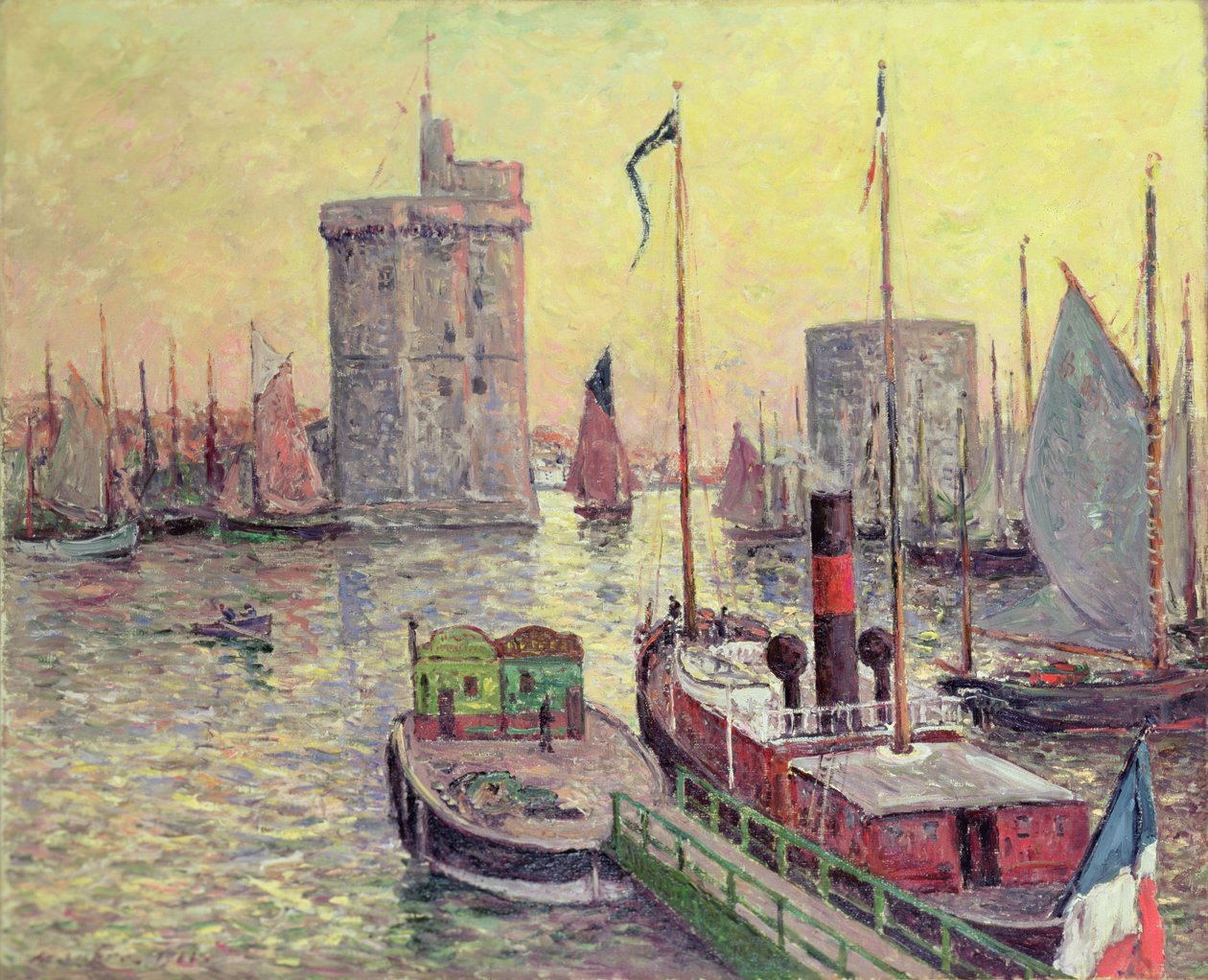 Der Hafen von La Rochelle von Maxime Emile Louis Maufra