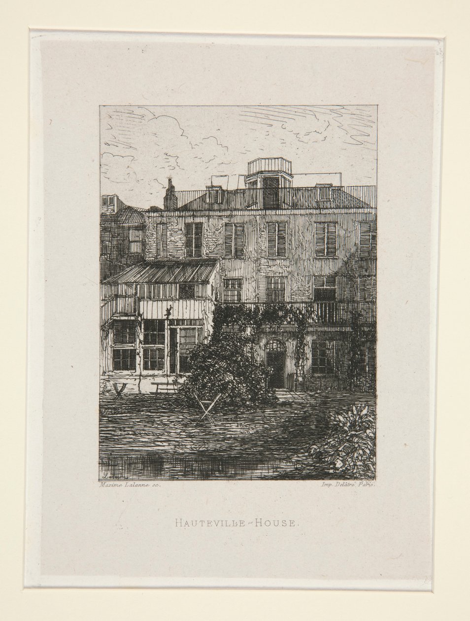 Hauteville-House, pl. 2 aus der Suite Chez Victor Hugo von Maxime Lalanne