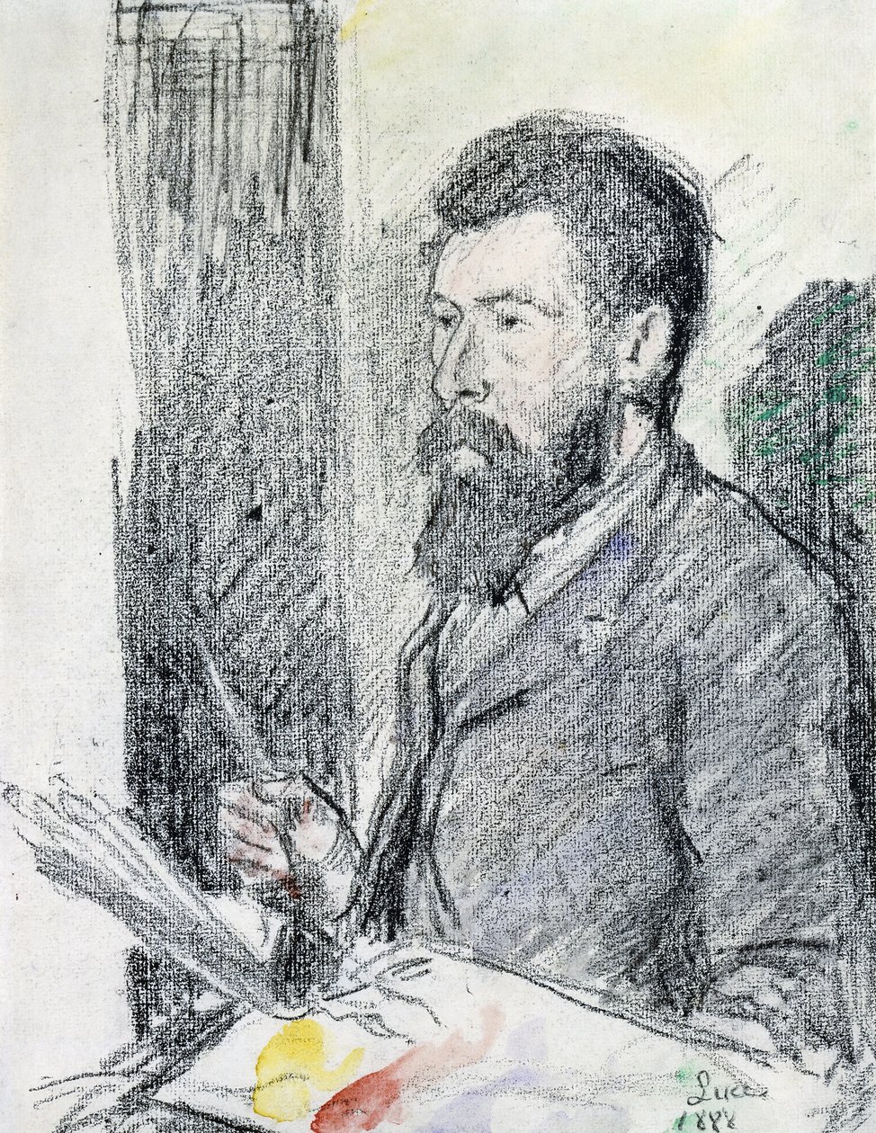 Porträt von Georges Seurat von Maximilien Luce