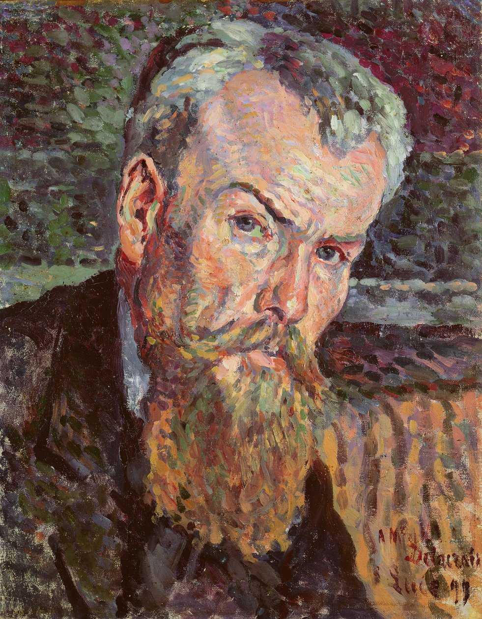 Porträt von Henri Edmond Cross (1856-1910) 1898 (Detail) von Maximilien Luce