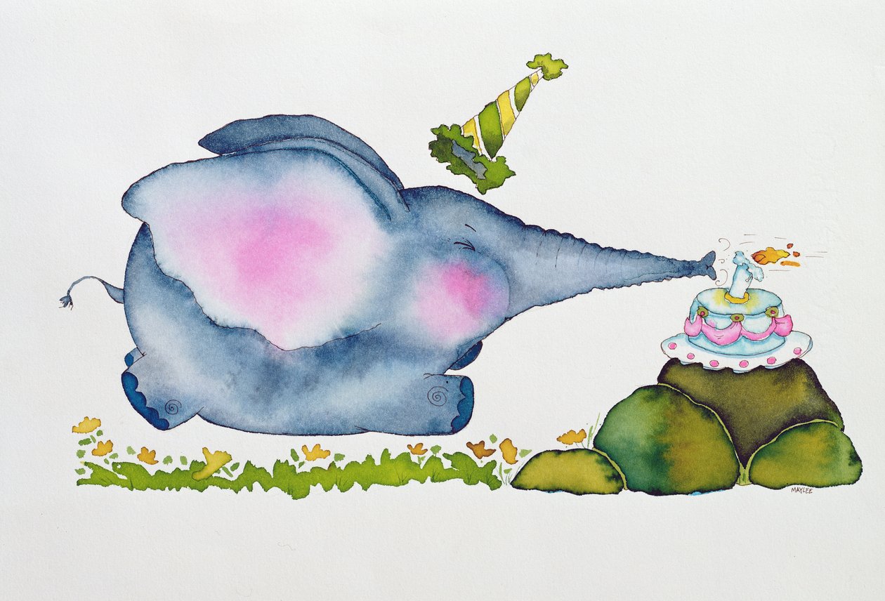 Geburtstagselefant von Maylee Christie