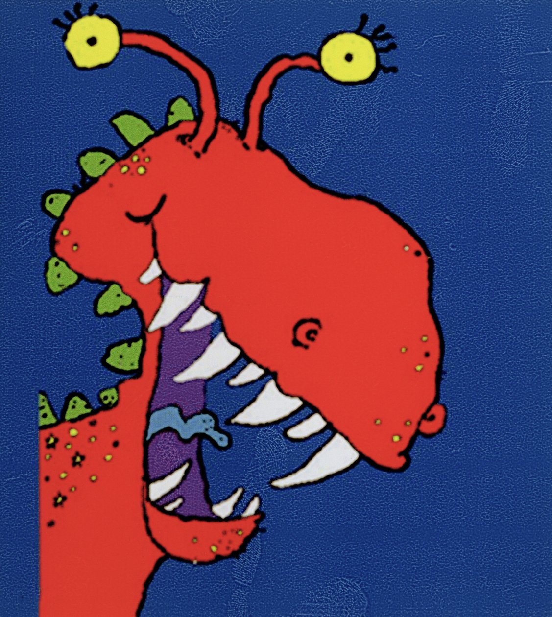 Rotes Monster von Maylee Christie: hochwertiger Kunstdruck