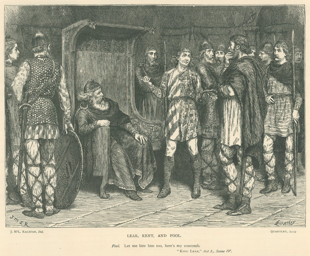 Illustration für König Lear von McLaren John Ralston