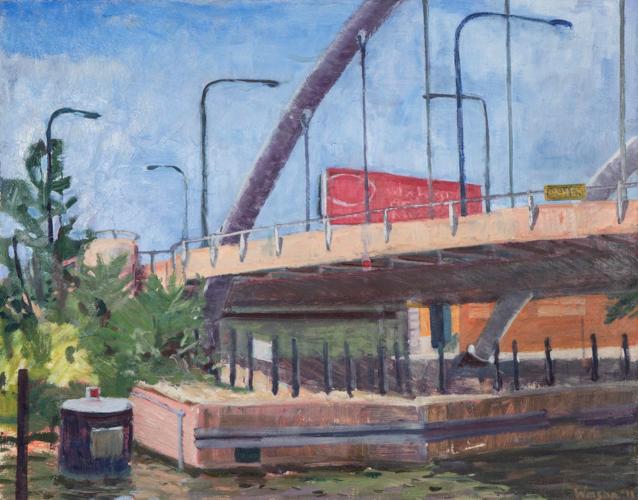 Damenbrücke vom Fluss, 2011 von Megan Williamson