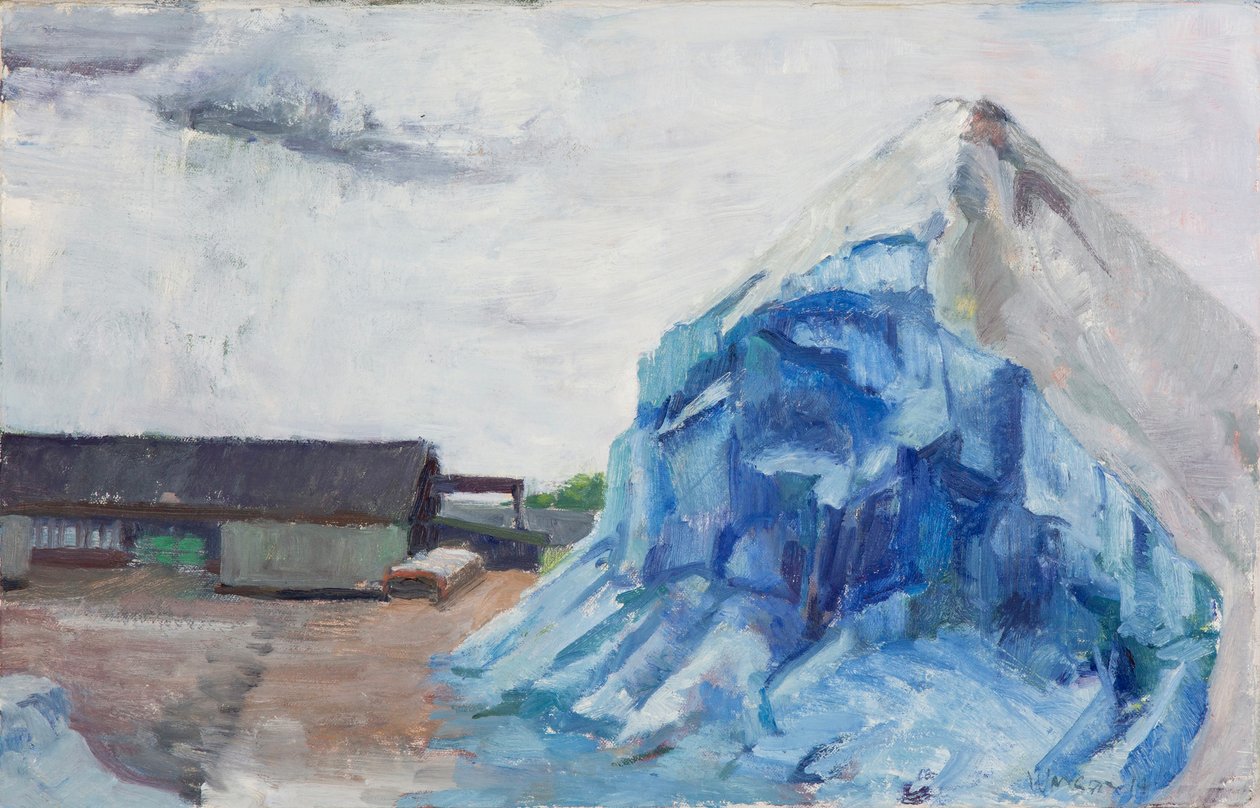 Salzhaufen entlang des Cal Sag Kanals, 2014 von Megan Williamson