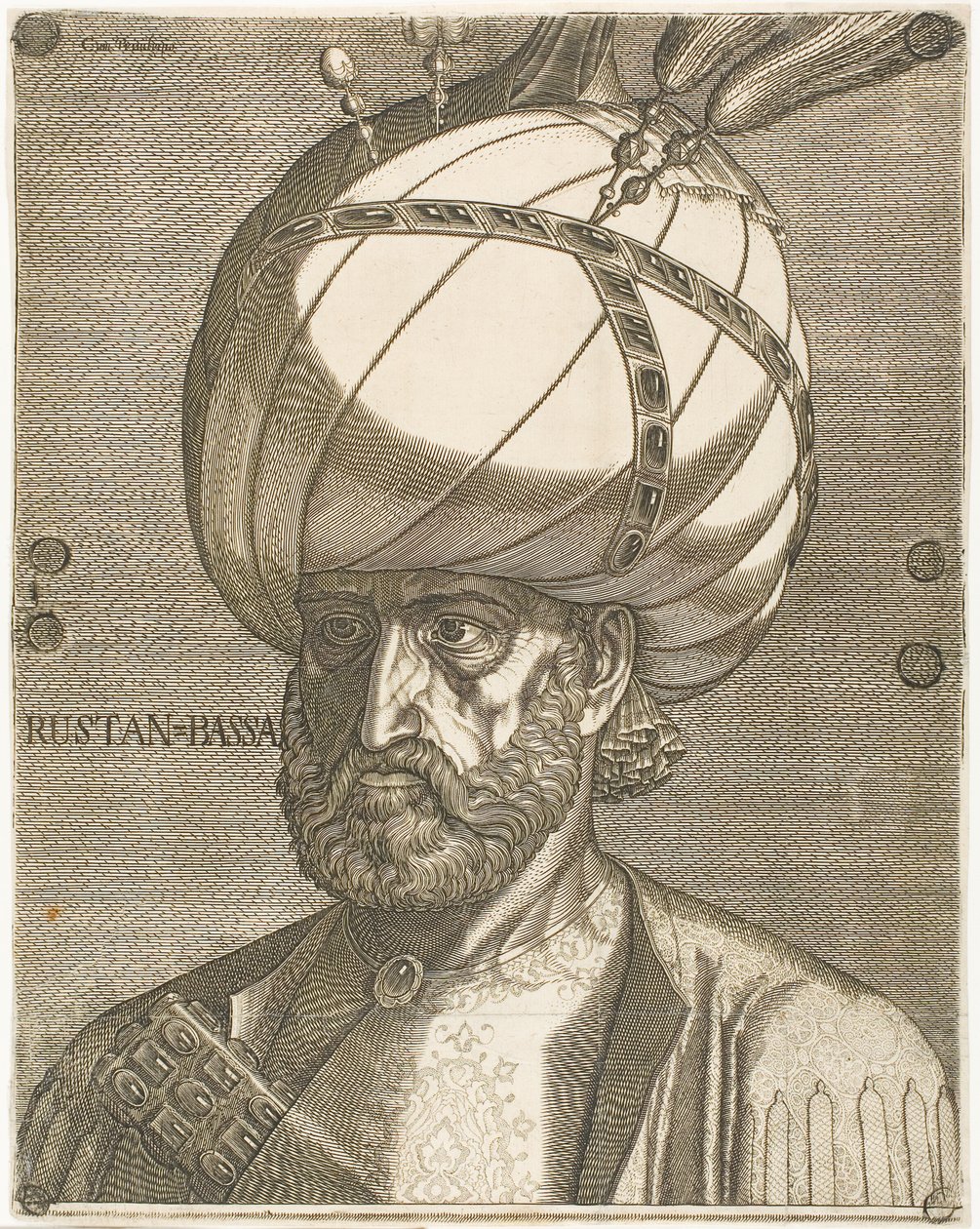 Porträt von Ismail, Botschafter des persischen Schahs Tahmasp I von Melchior Lorck
