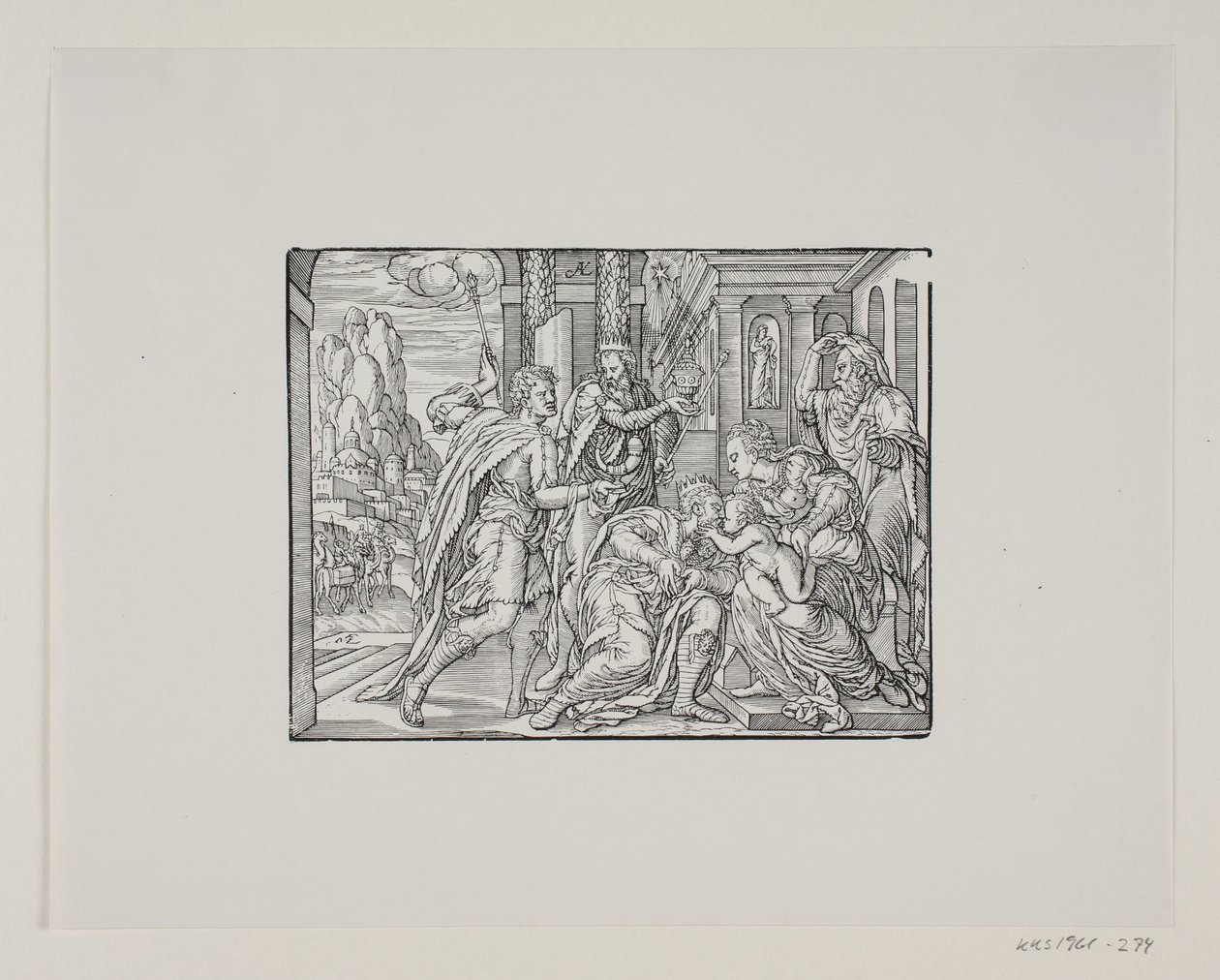 Die Anbetung der Könige von Melchior Lorck