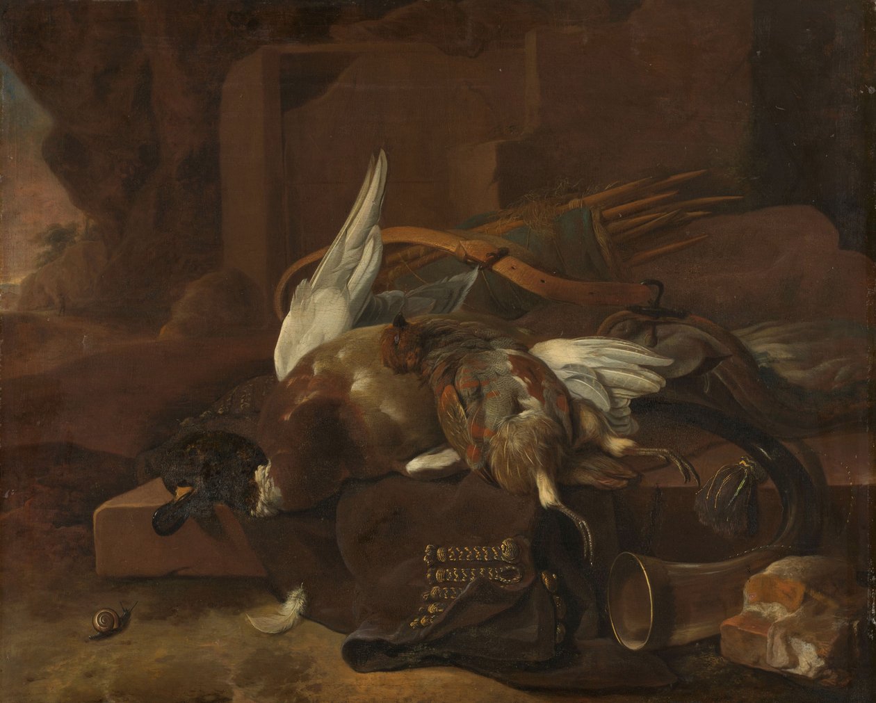 Die Jagdtasche von Melchior de Hondecoeter