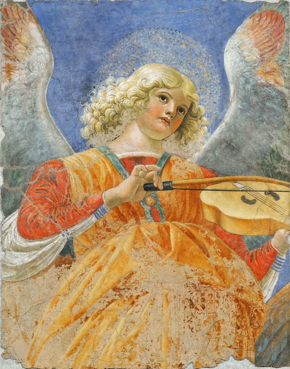 Musizierender Engel von Melozzo da Forli, ca. 1480 (Fresko) von Melozzo da Forli