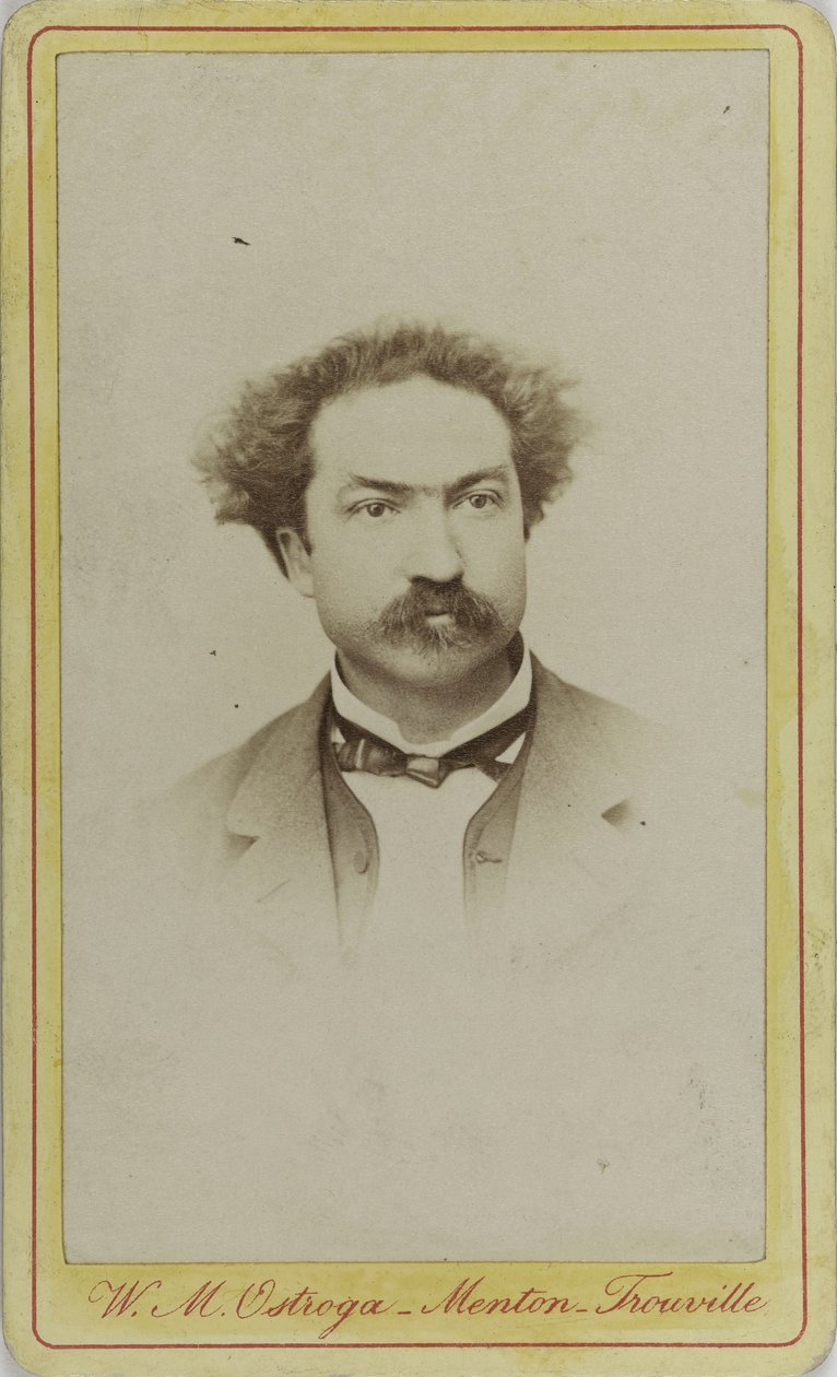 Porträt des Komponisten Robert Planquette 1848-1903, ca. 1880 von Menton . Photo studio W.M. Ostroga
