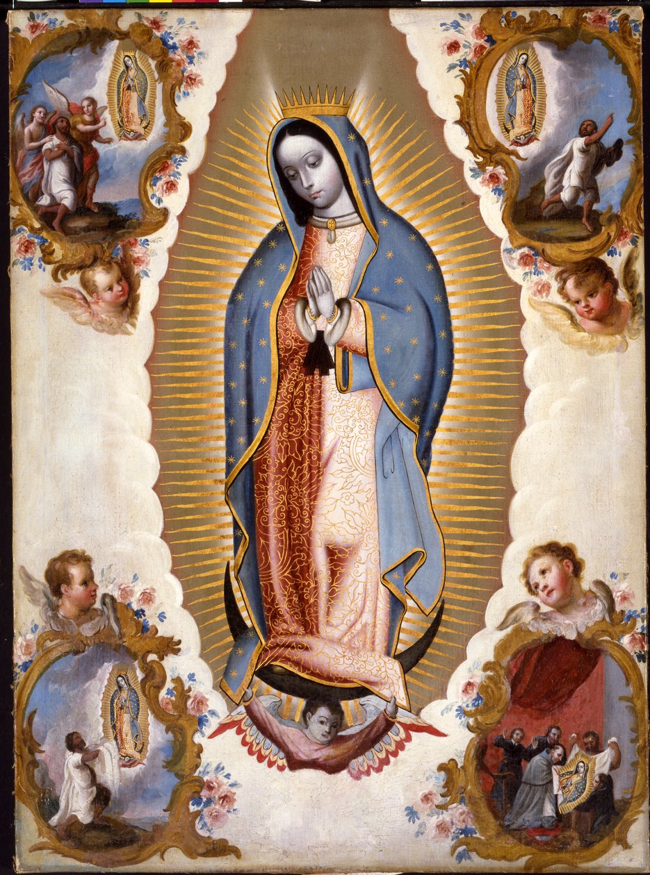 Die Jungfrau von Guadalupe von Mexican School