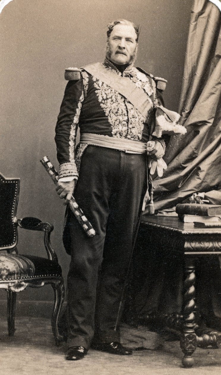 Porträt von Marschall Forey (1804-1872). Fotografie von Mayer und Pierson von Meyer and Pierson