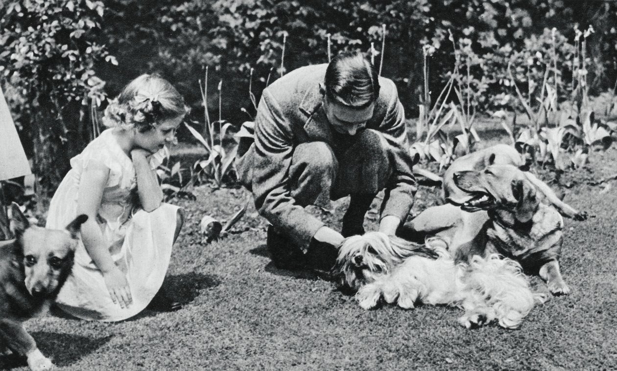König Georg VI. und Prinzessin Margaret Rose, 1937 von Michael Chance