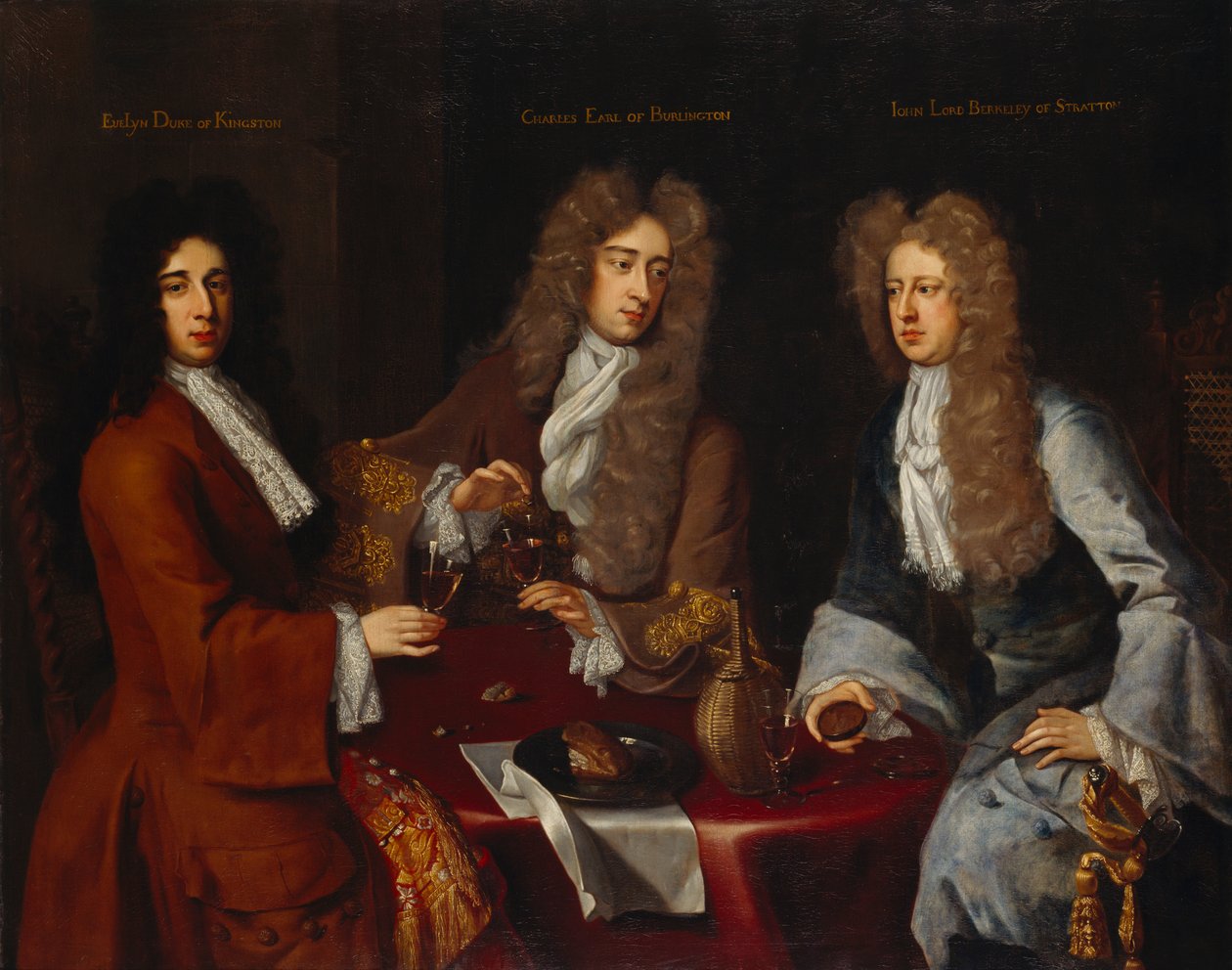 Earl of Burlington, Duke of Kingston-upon-Hull und Baron Berkeley of Stratton, 1690er Jahre von Michael Dahl