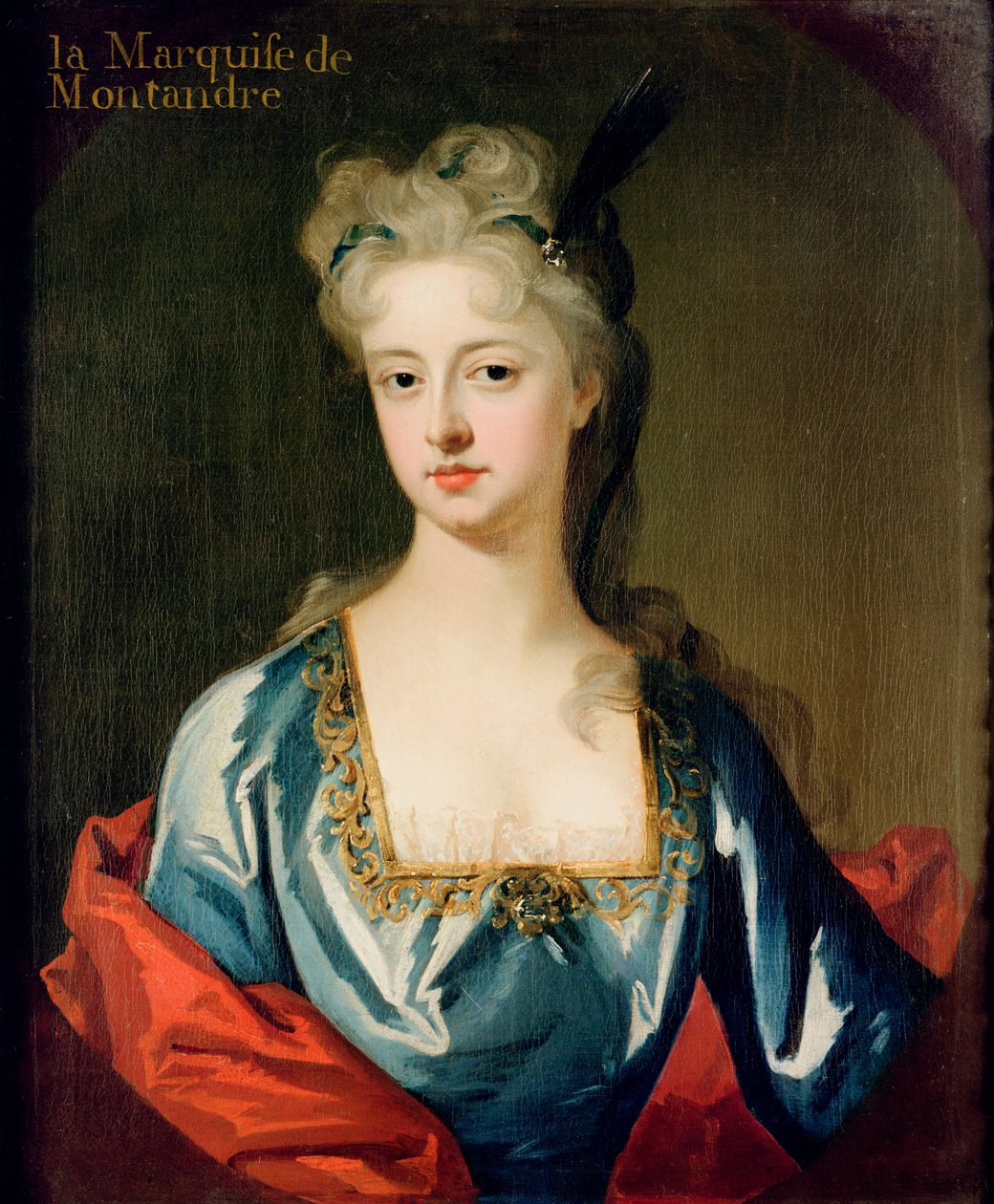 Porträt von Mary Anne Spanheim (1682-1772), Ehefrau von Francois de la Rochefoucauld, Marquis de Montandre von Michael Dahl