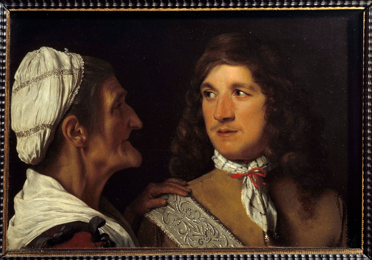 Der junge Mann und die Kupplerin von Michael Sweerts