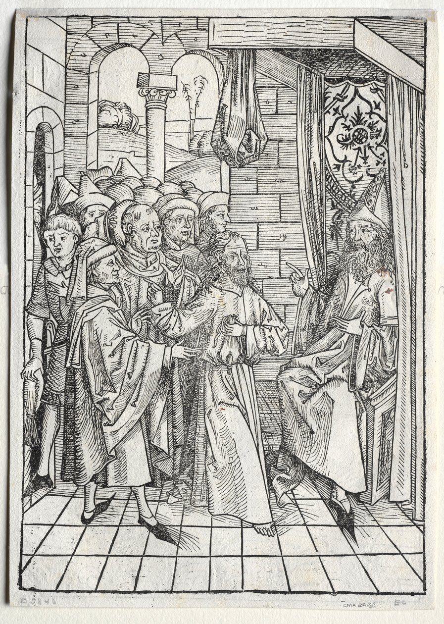 Der Schatzbehalter: Christus vor Kaiphas von Michael Wolgemut