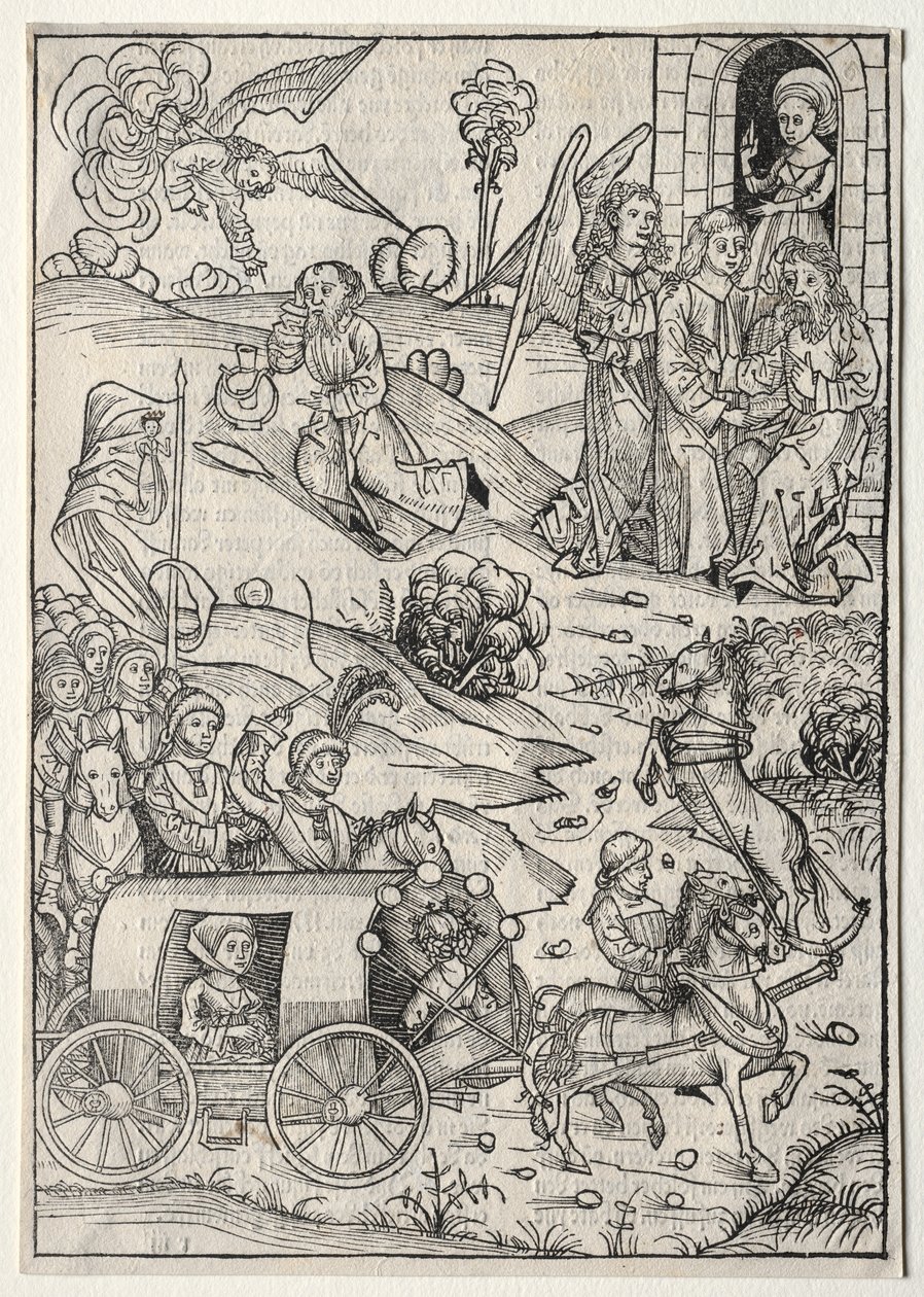 Der Schatzbehalter: Die Rückkehr des Tobias zu Tobit; Die Ankunft von Tobias