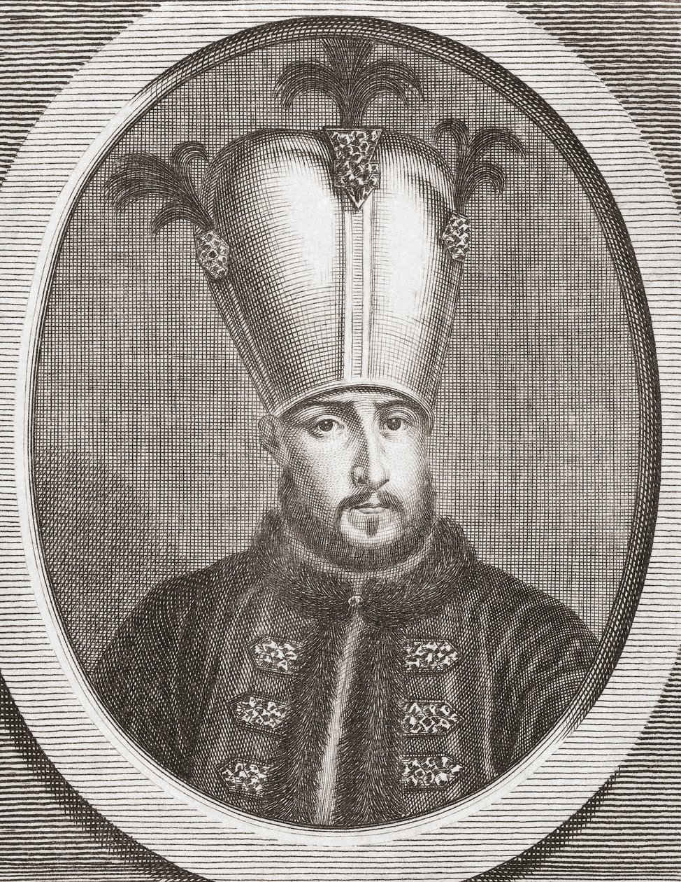 Ahmed III., Sultan des Osmanischen Reiches von Michael van der Gucht