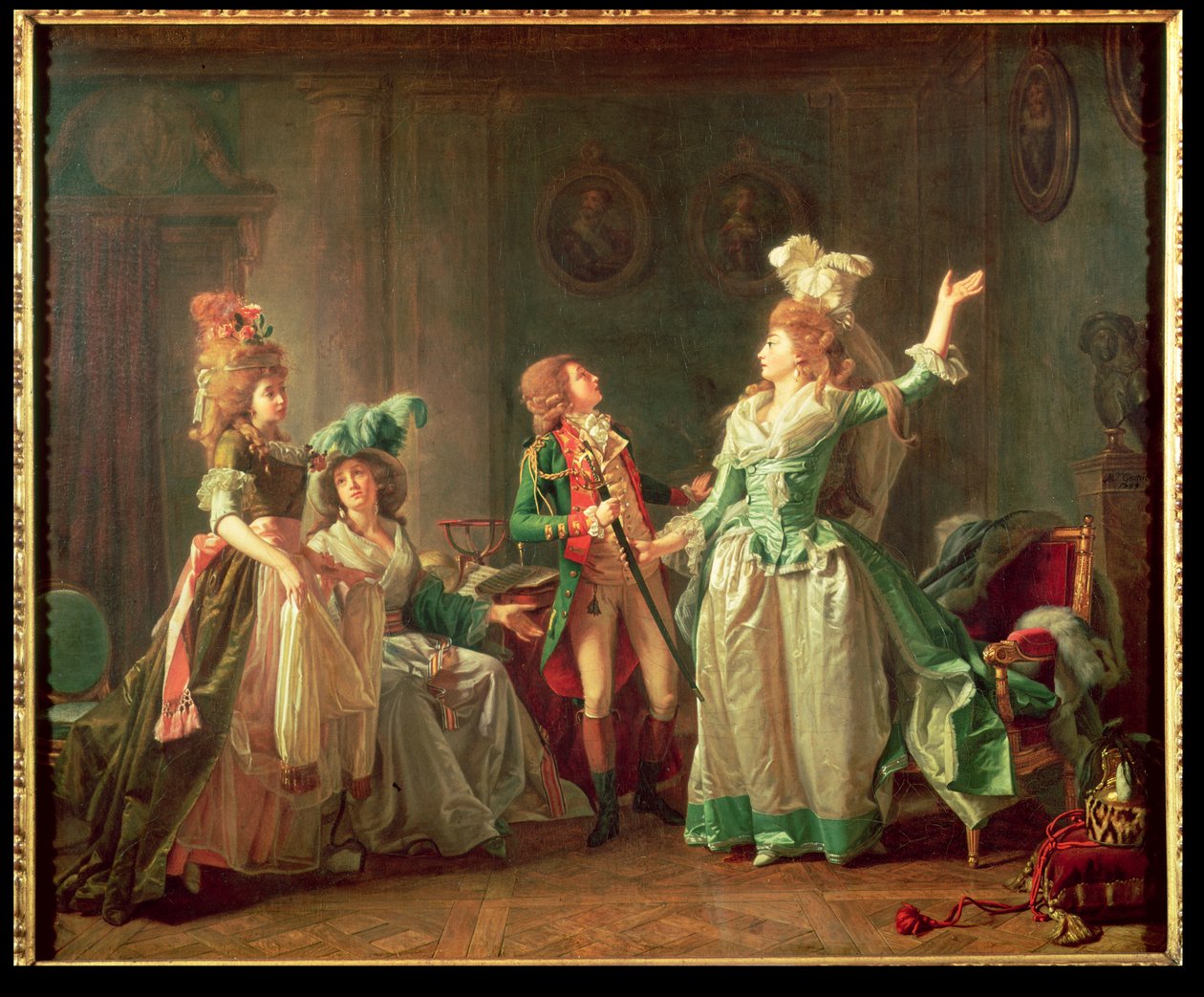 Der Abgang der Dragonergarde, 1774-1819 von Michel Garnier