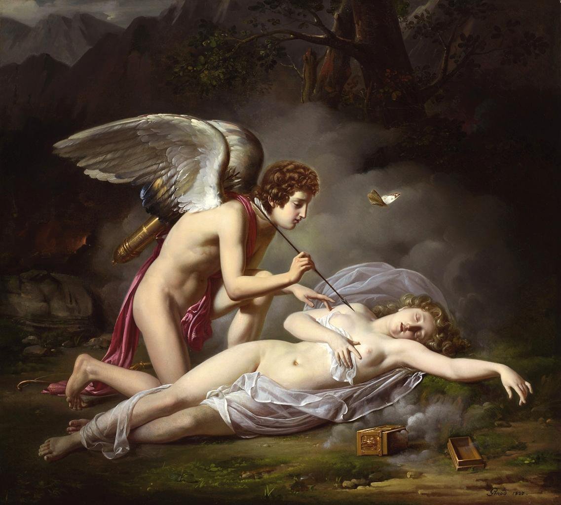Amor und Psyche von Michel Philibert Genod