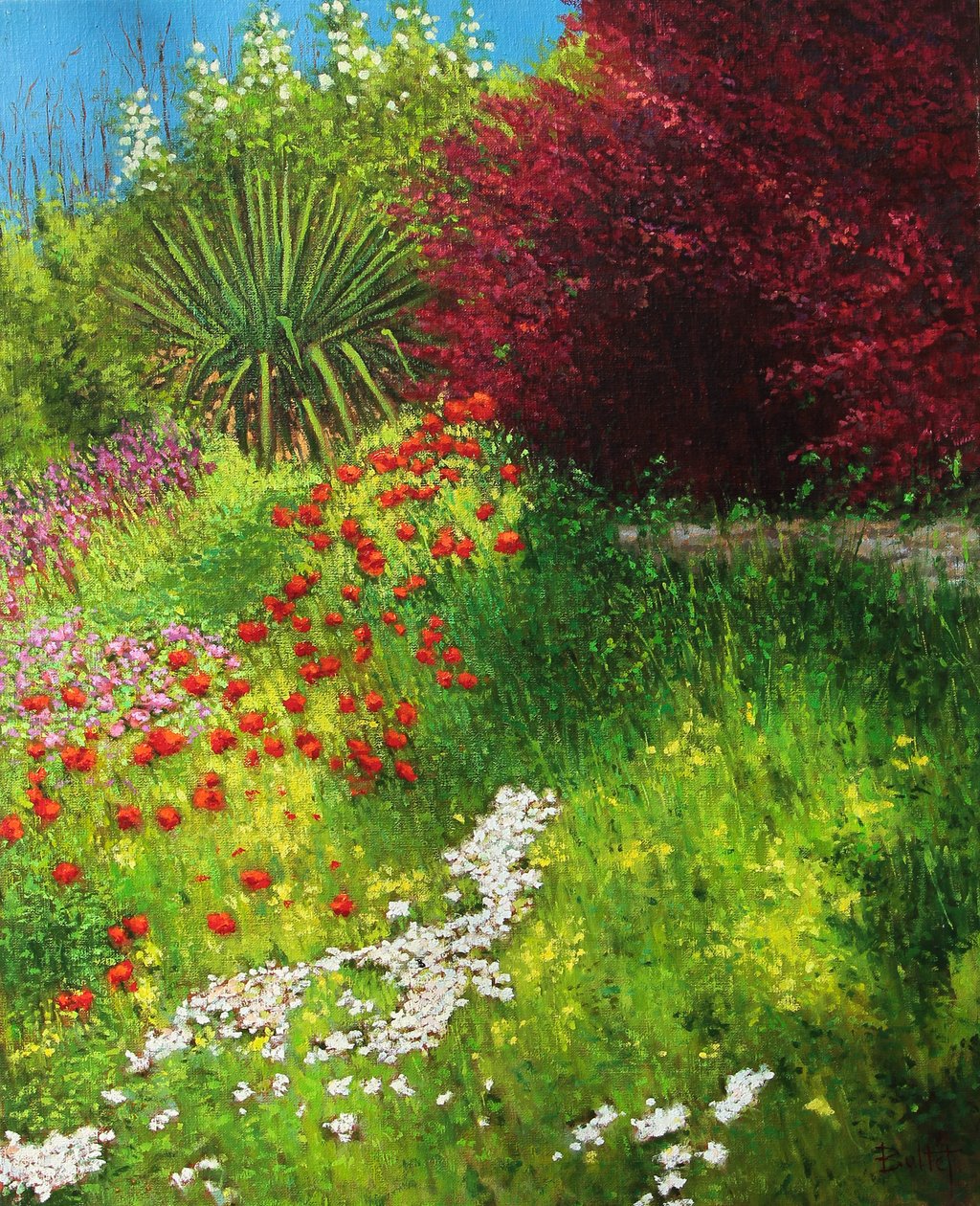 Blühender Hang von Michel Bultet