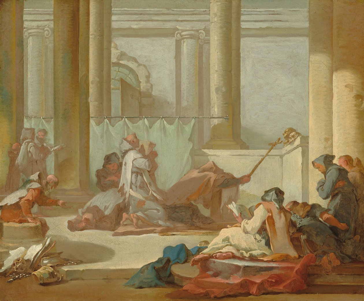 Die Anbetung der Schädel von Michel Francois Dandre Bardon