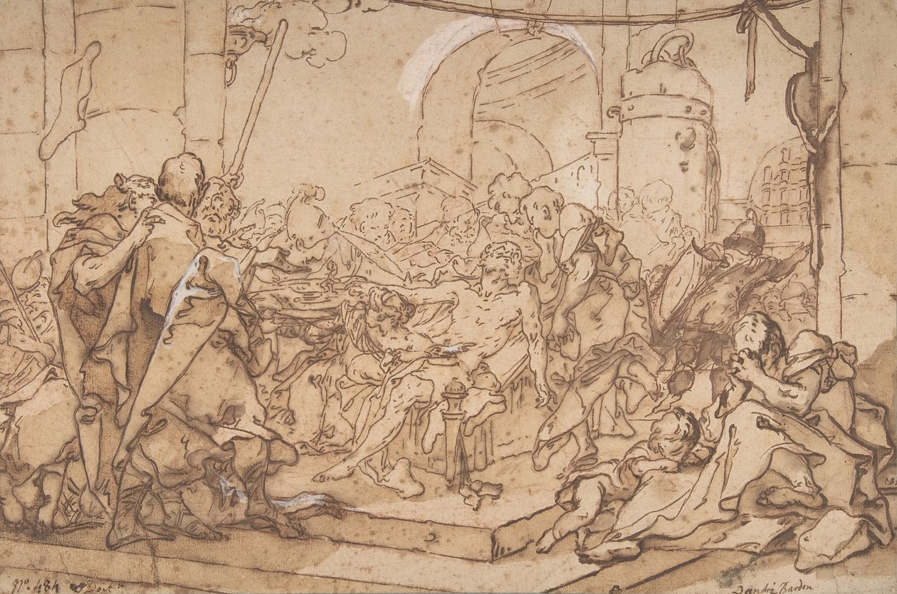 Der Tod des Sokrates, ca. 1749 von Michel Francois Dandre Bardon