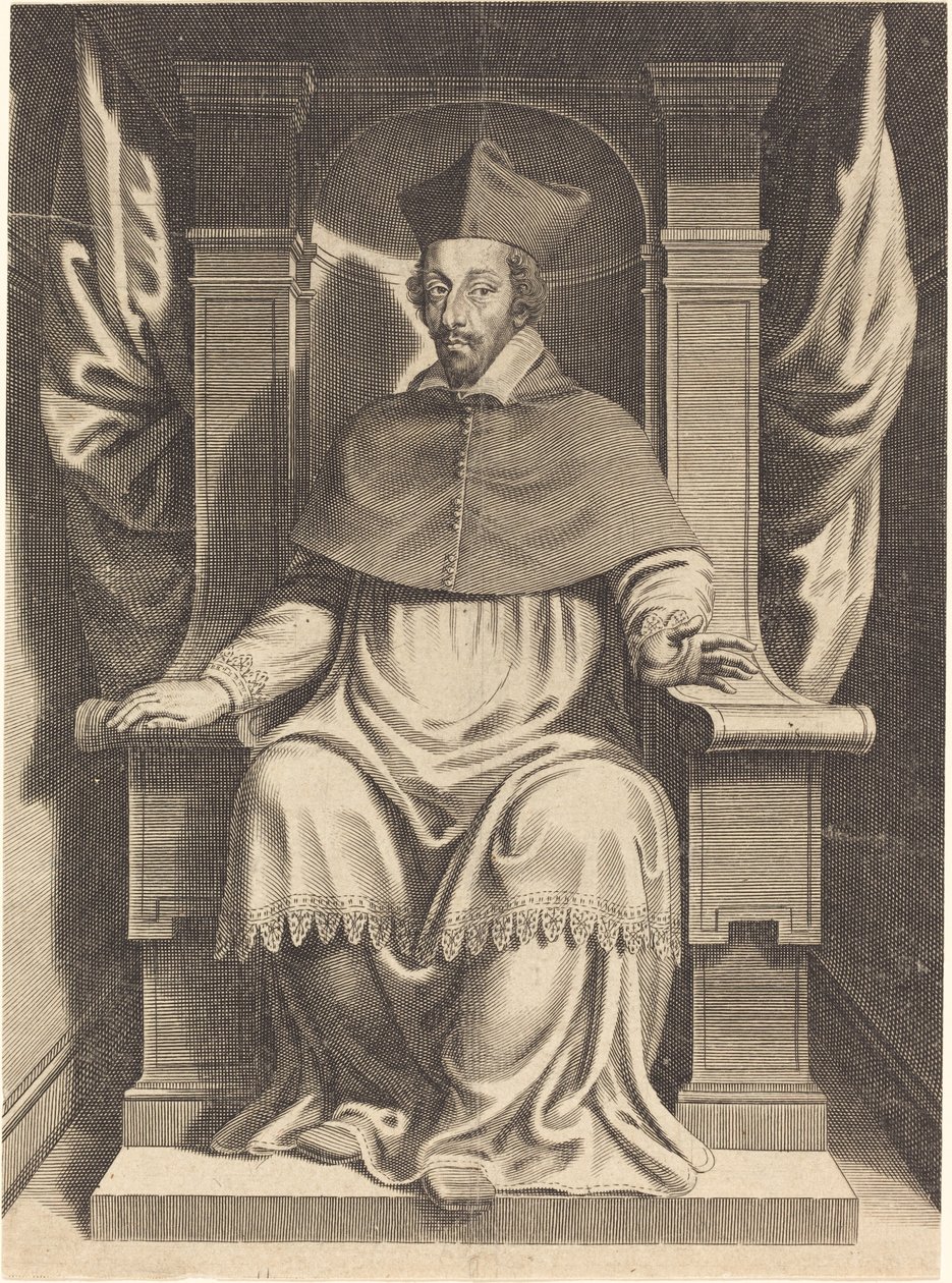 Armand Jean du Plessis, Kardinal Richelieu von Michel Lasne